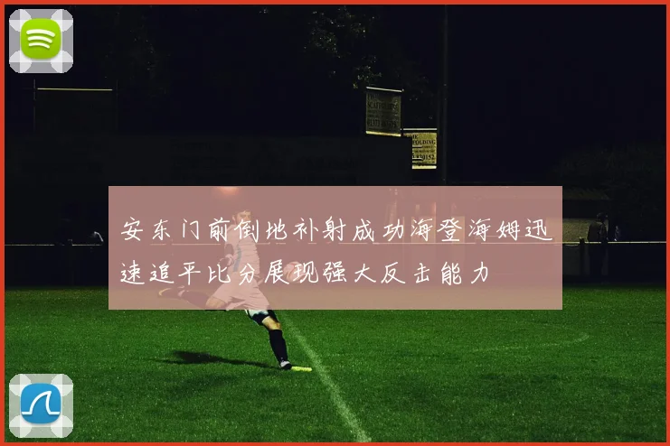 安东门前倒地补射成功海登海姆迅速追平比分展现强大反击能力